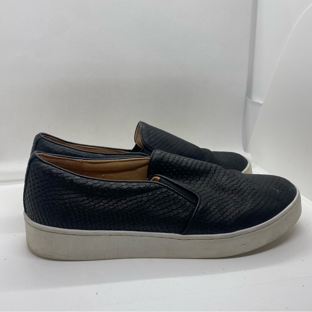 Vionic Midi Snake Women’s Size 10 Black Slip On Shoes Sneakers